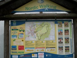 bersichtskarte der Nordic Walking Strecken mit Streckenprofil und weiteren ntzlichen Tipps